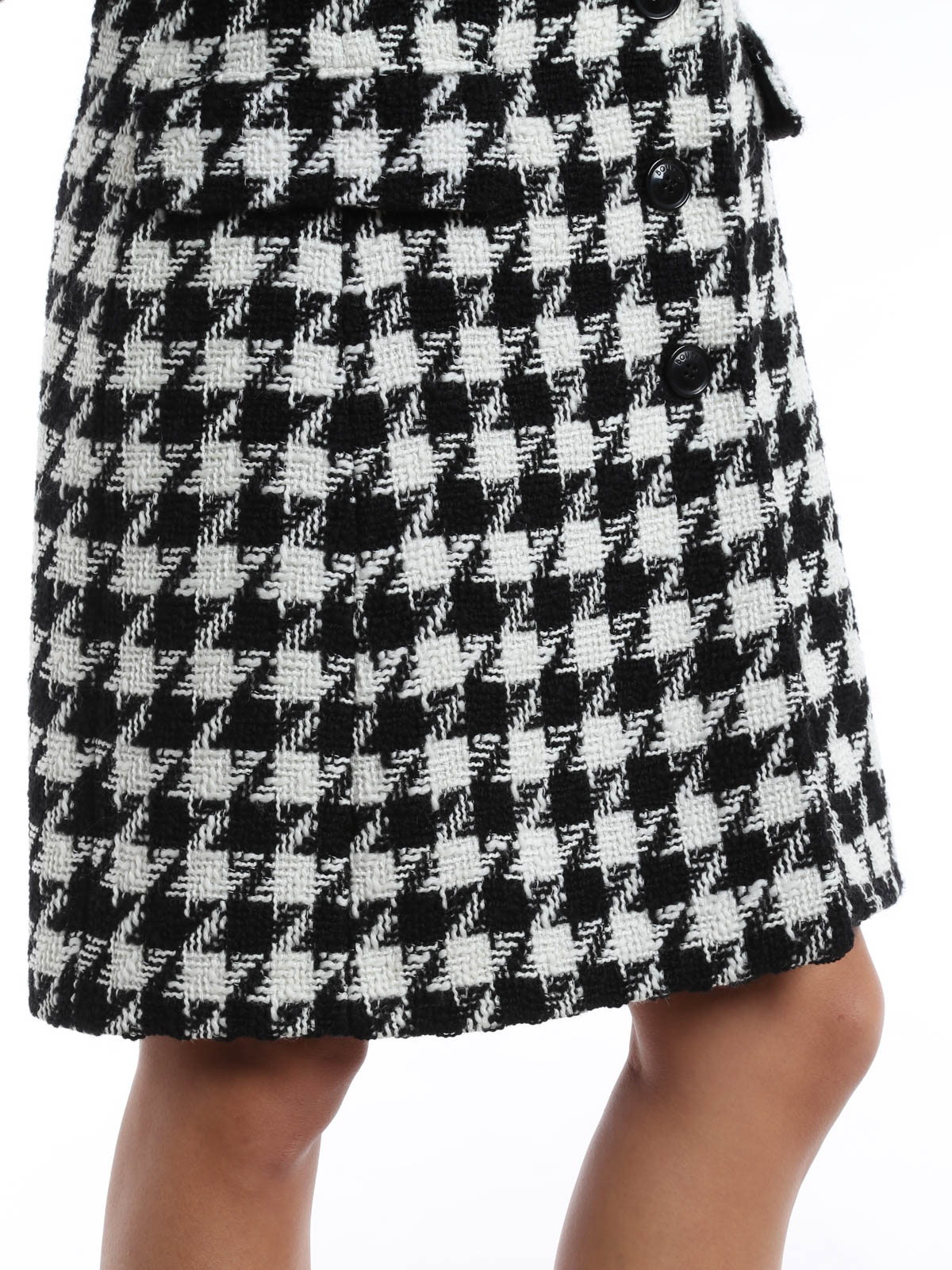 Moschino Boutique Hound's-tooth tweed coat - Women