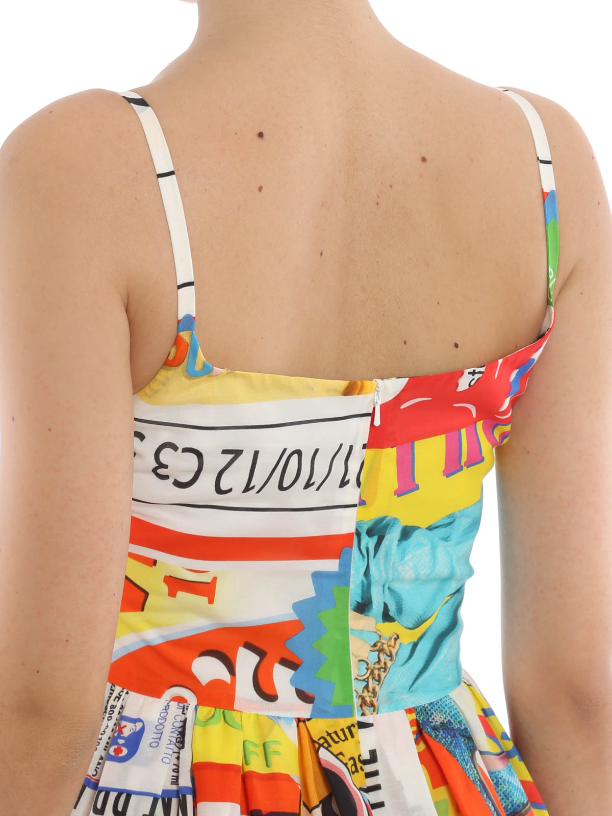 【MOSCHINO】グラフィック マキシドレス LONG DRESSES | KujA