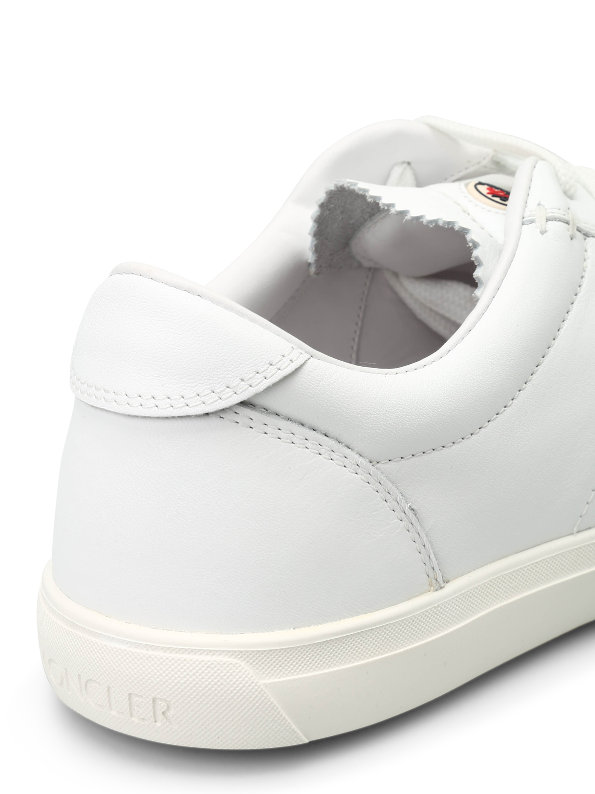 Moncler La Monaco leather sneakers - White|B209A01740007903002