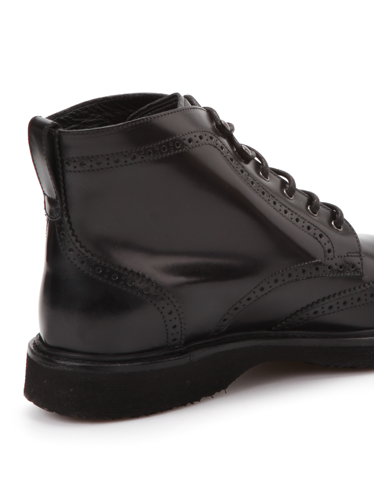 Eksperiment Utroskab sikkerhed Ankle boots Hogan - Lace-up brogue ankle boots - HXM2170S8506Q6B9999