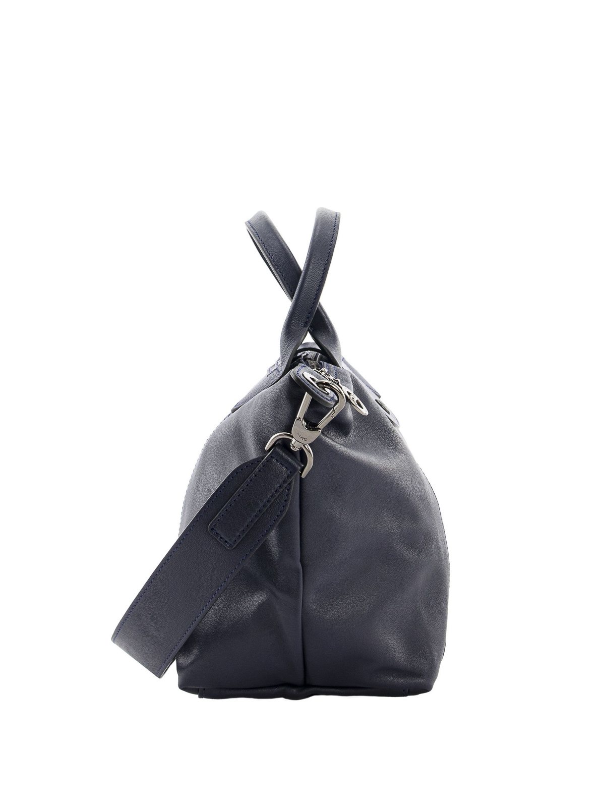 Longchamp Le Pliage Neo Blue Polyester Shoulder Bag In Black
