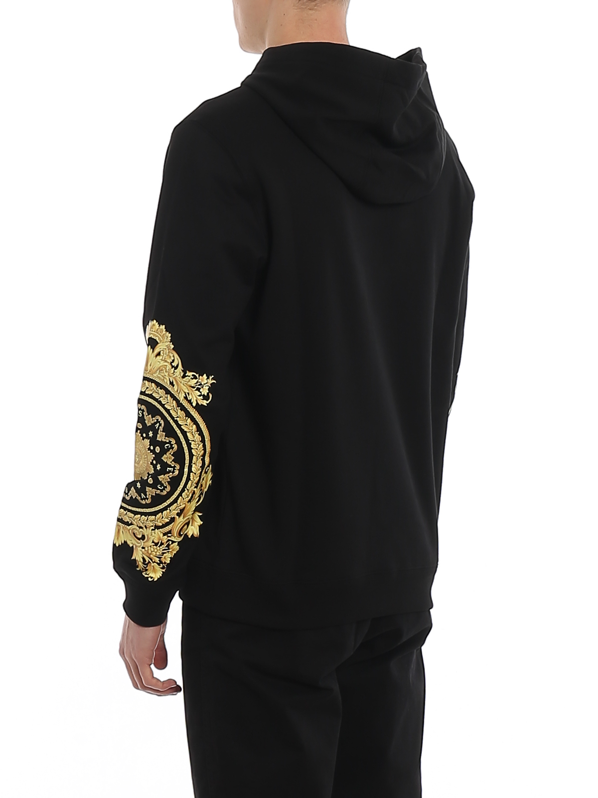 Gold hibiscus hotsell print hoodie