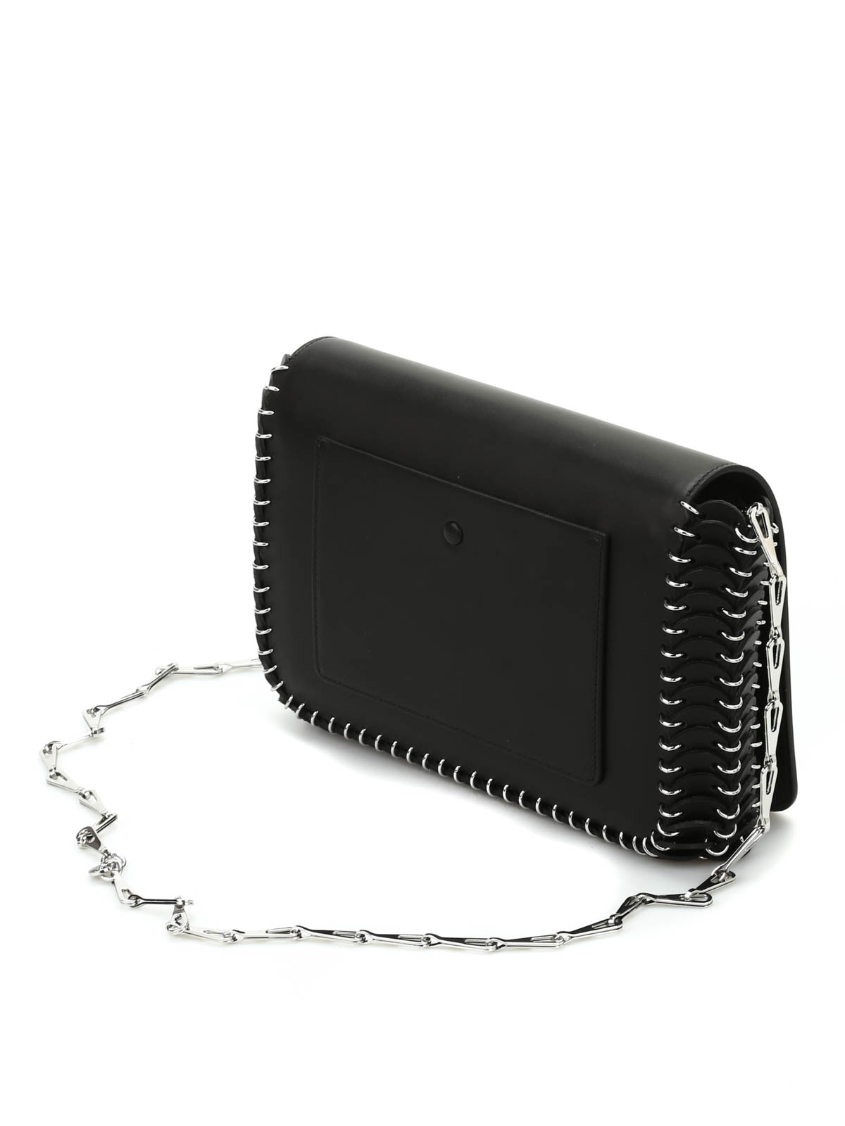 Rabanne Leather discs Shoulder bag - Black - Women