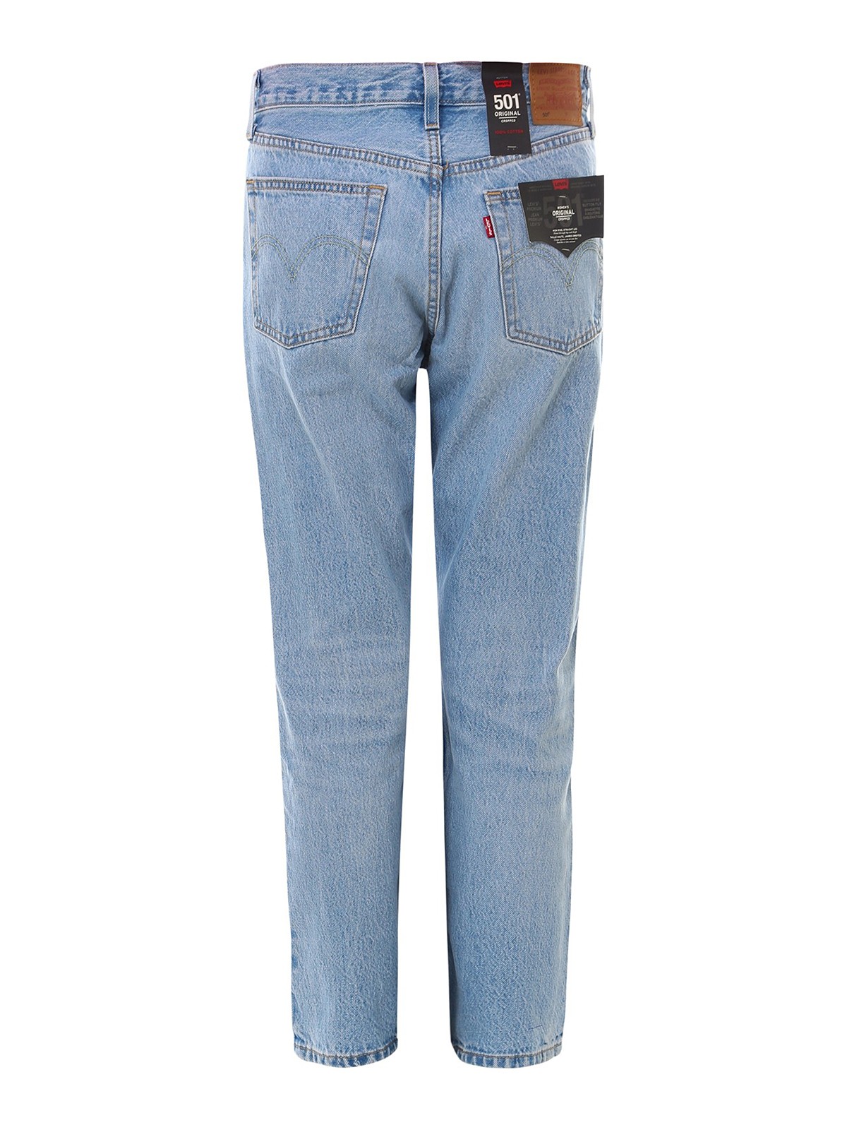 Shop Levi's Five Pocket Straight-leg Jeans In Medium Wash