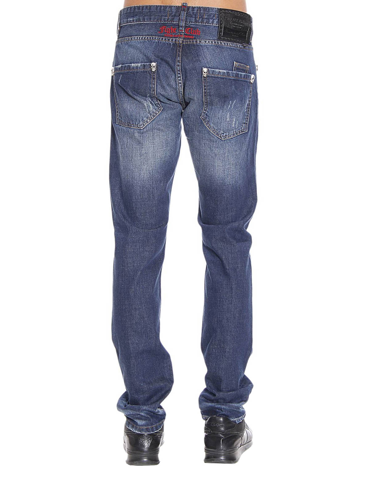PHILIPP PLEIN Women Straight-Legged Jeans Regular fit in Blue - 32 main image 1