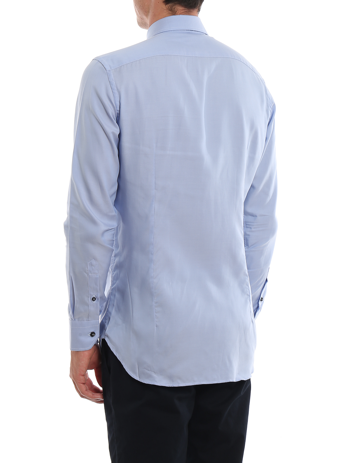 Shop Etro Light Blue Eco-friendly Shirt