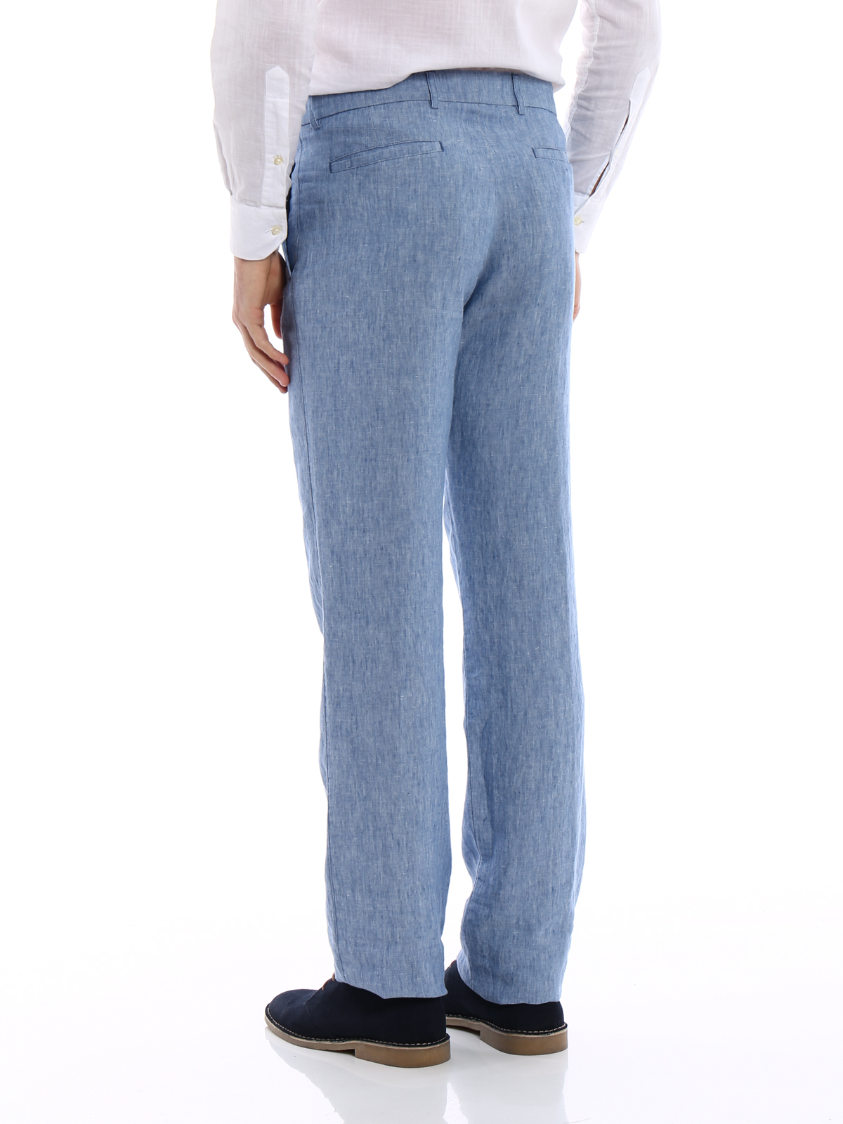 Blue Sky Douglas Linen Trousers | Cordings US