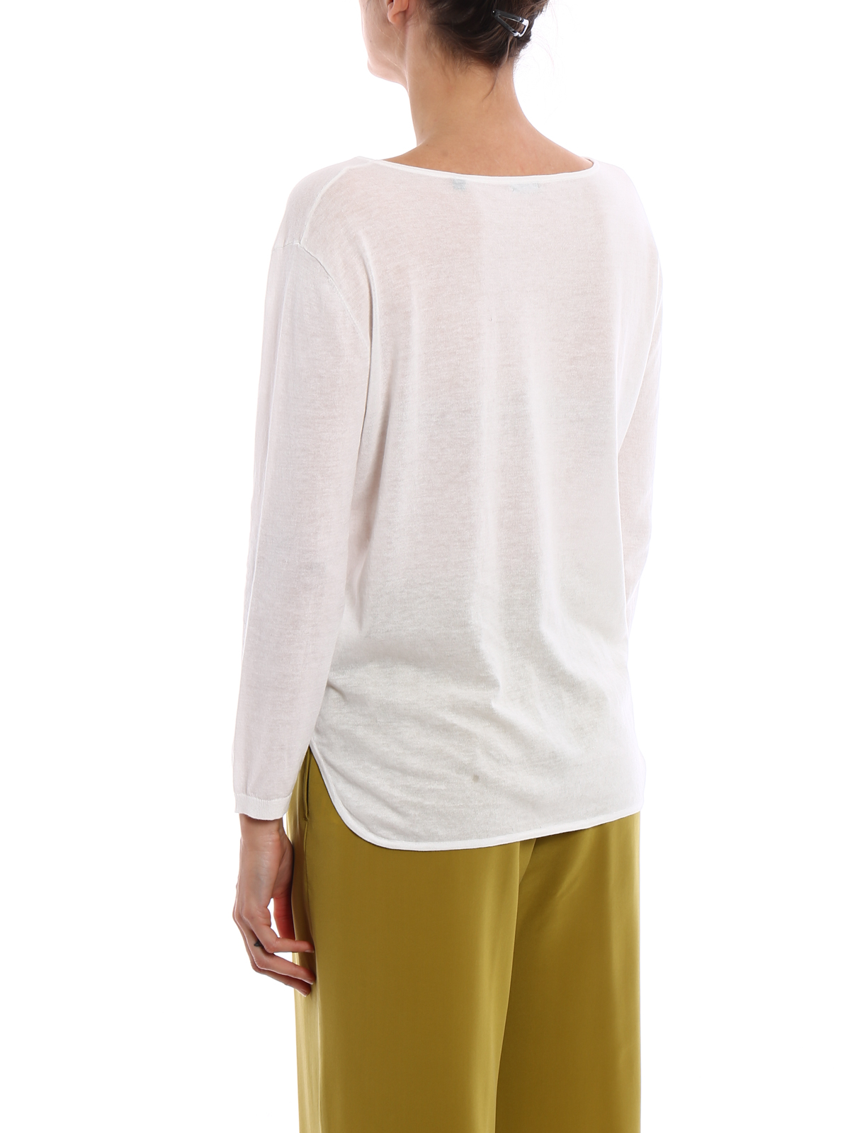 Bassiri L/S V-Neck Marine Sweater 627 main image 0