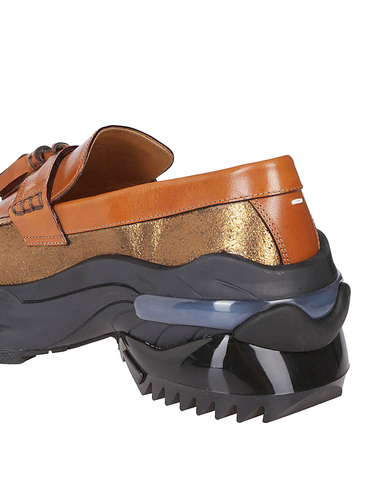 Maison Margiela Loafer style leather tasselled sneakers 