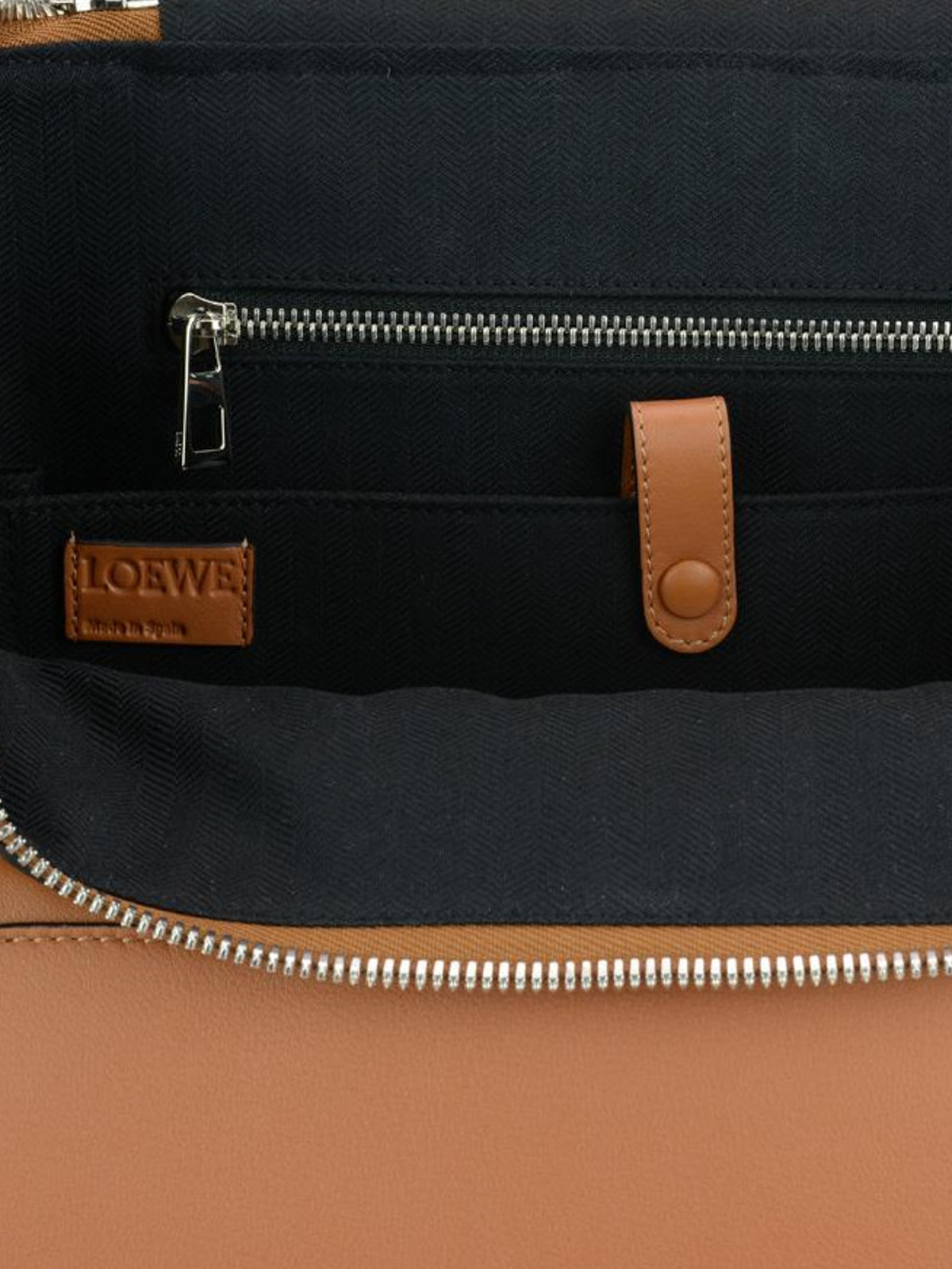 Goya leather backpack Loewe Blue in Leather - 33998180