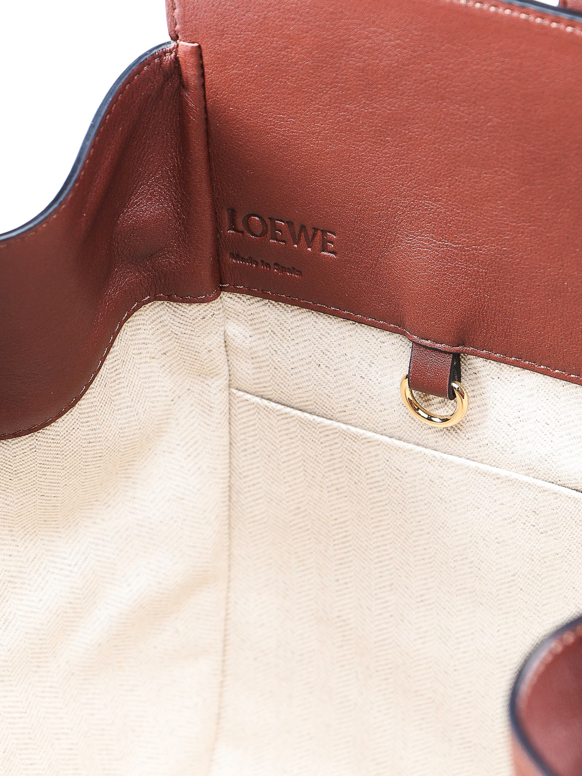 Shop LOEWE Medium Hammock Leather Bag