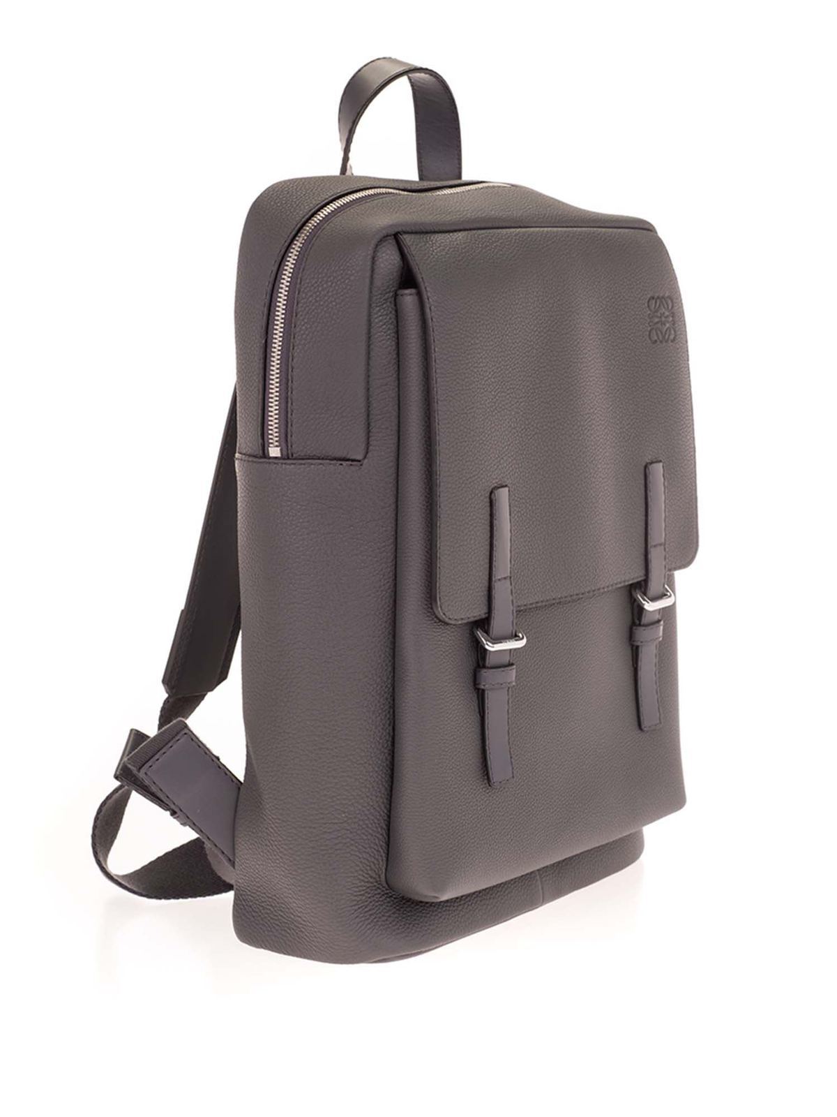 Backpacks Loewe - Embossed logo backpack in charcoal - B553J18X011110