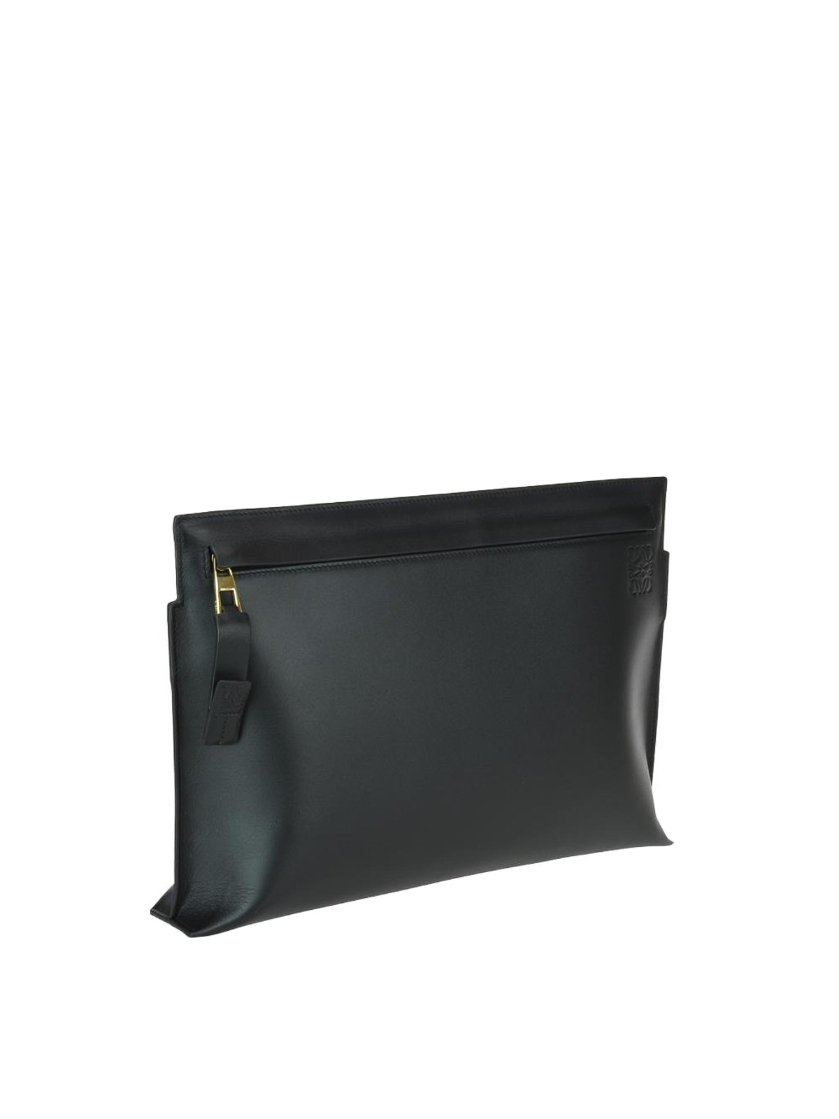 Loewe クラッチバッグ - T Pouch - ブラック|12657R771100