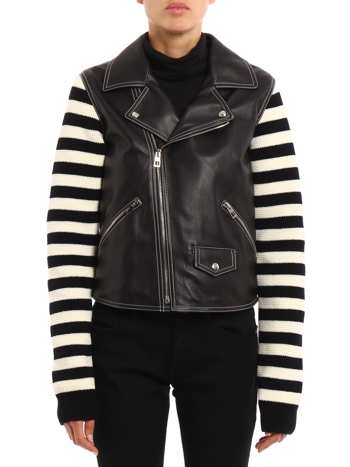 ジャケット・アウター LOEWE stripe seersucker blouson LOEWE Anagram satin-jersey track jacket | Harvey Nichols