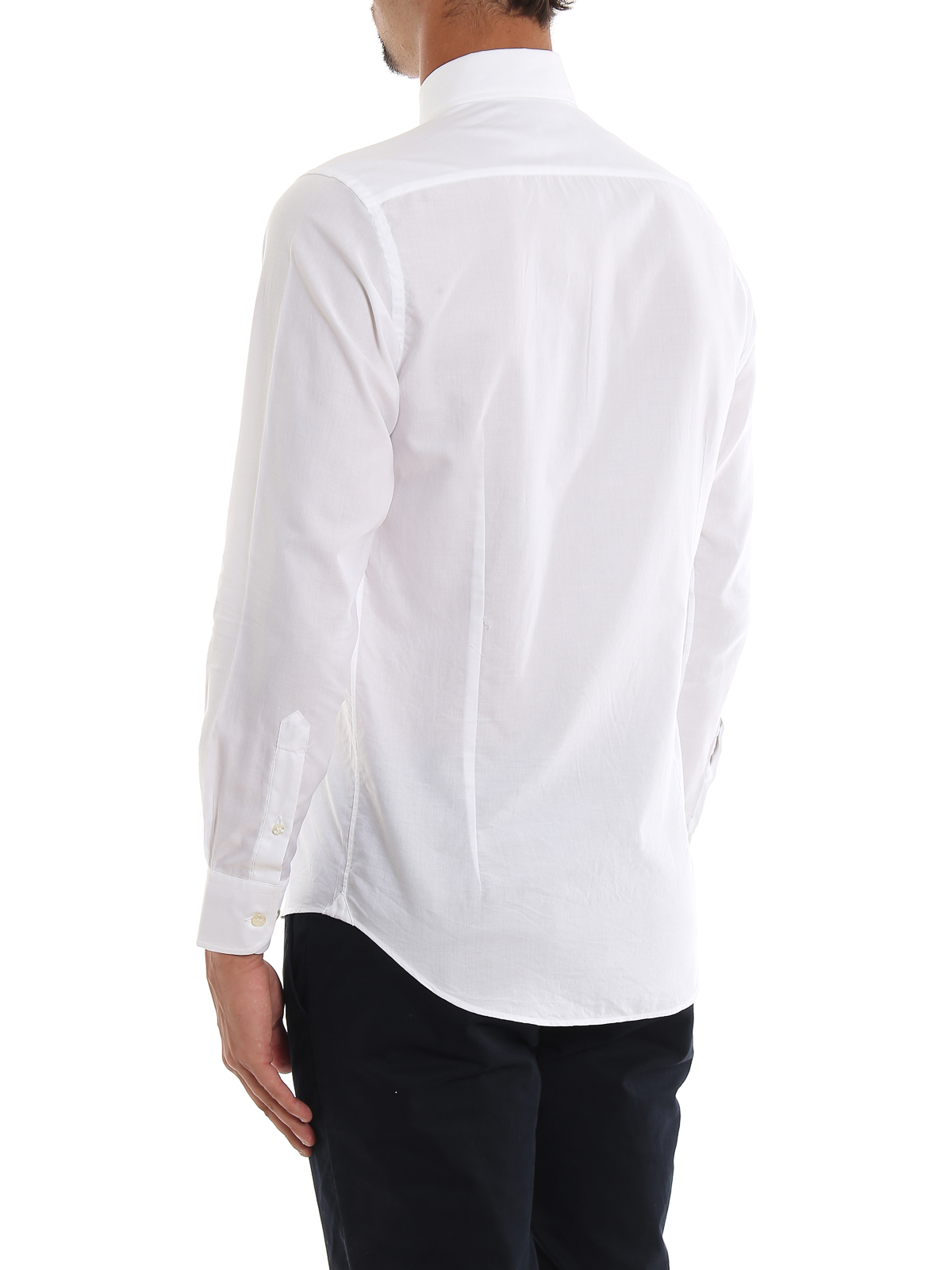 Etro Logo embroidery button-down shirt - White - Men