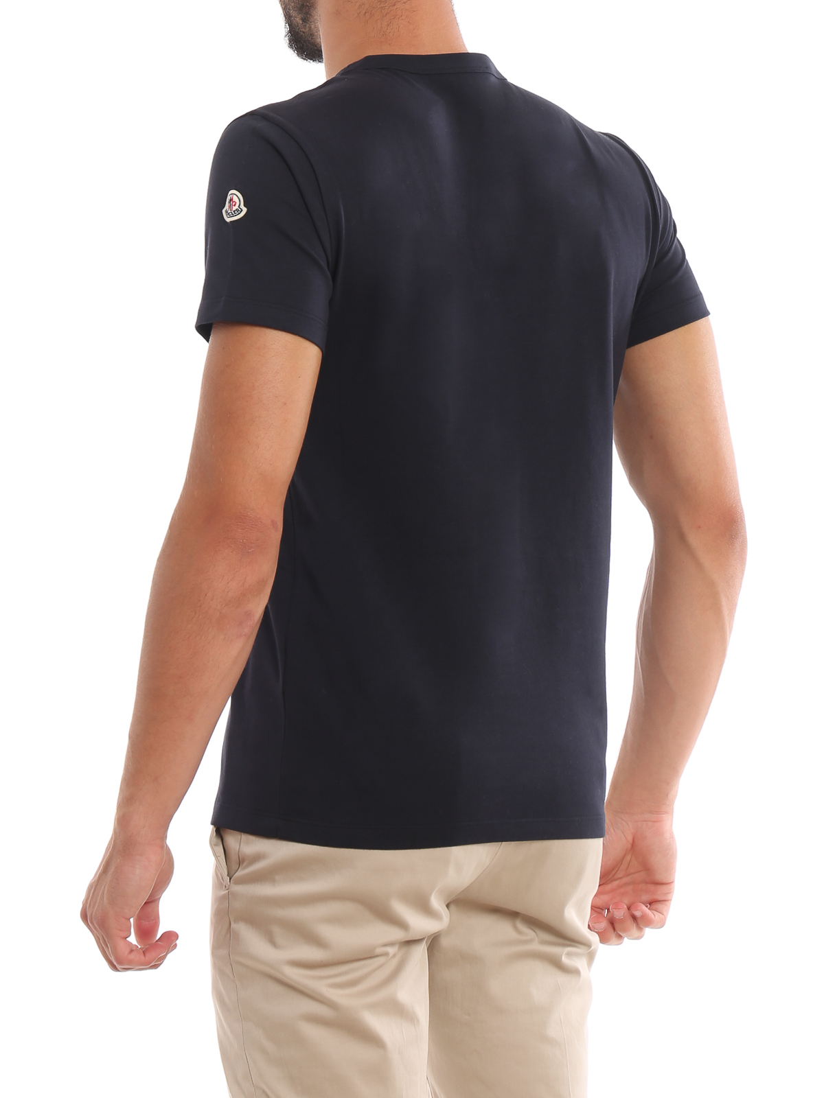 Moncler Tシャツ - ダークブルー|E209180486508390T773