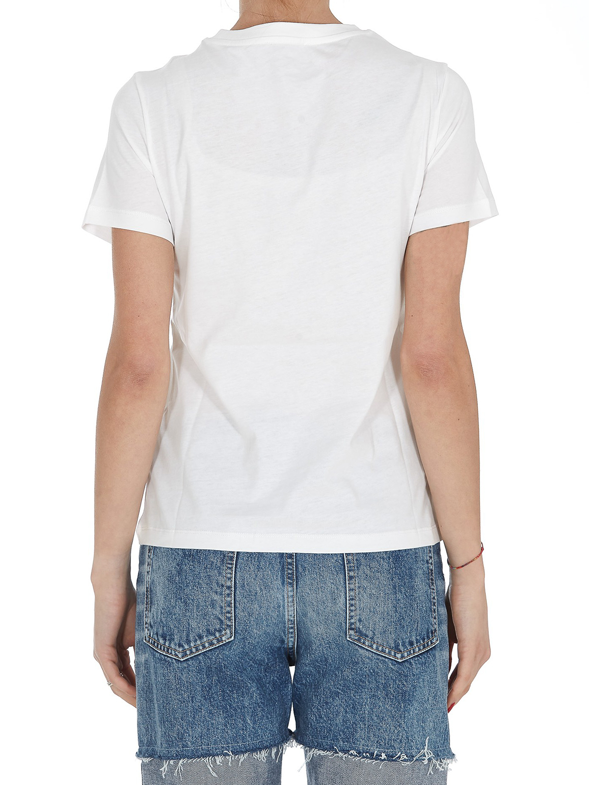 Shop Kenzo Logo Lettering Printed T-shirt In White