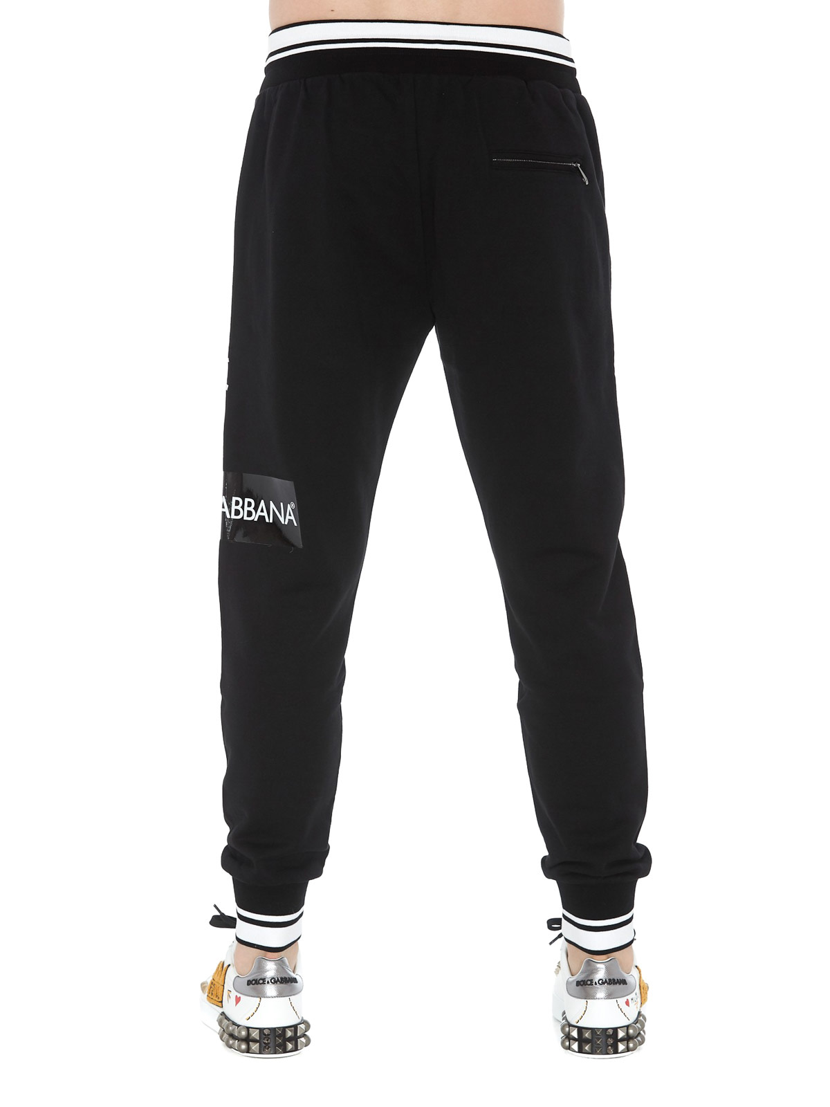 Dolce & Gabbana Logo print joggers - Black - Men