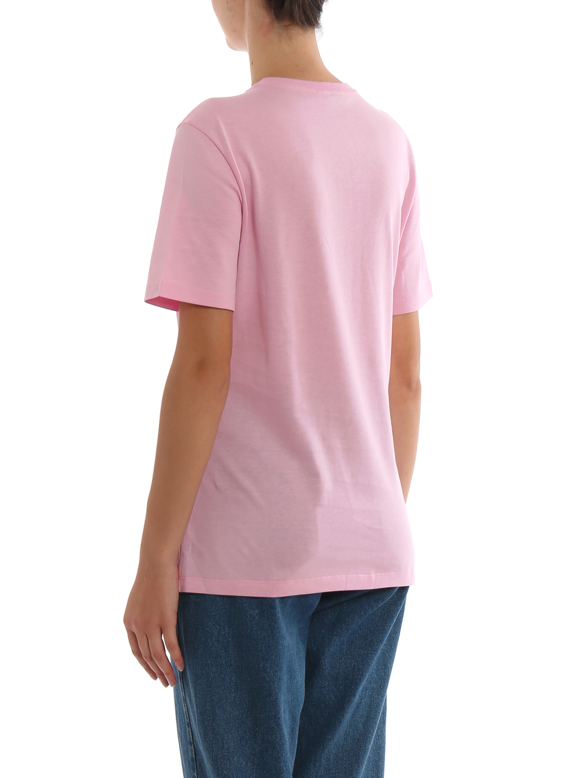 Versace Logo print pink T-shirt - Pink - Women