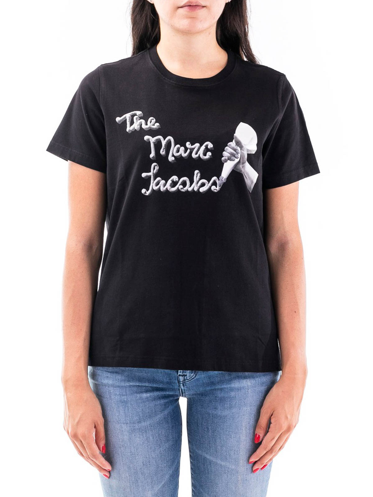 Marc Jacobs Logo print T-shirt - Black - Women|C6000096001