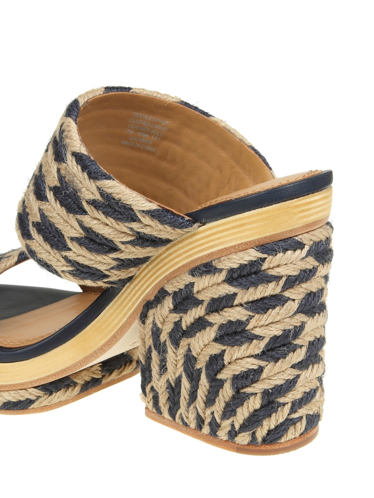 Navy tory burch online sandals