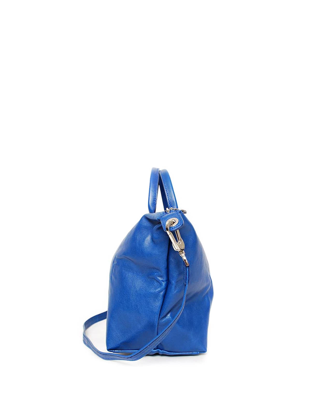 Longchamp Le Pliage Leather Backpack - Blue