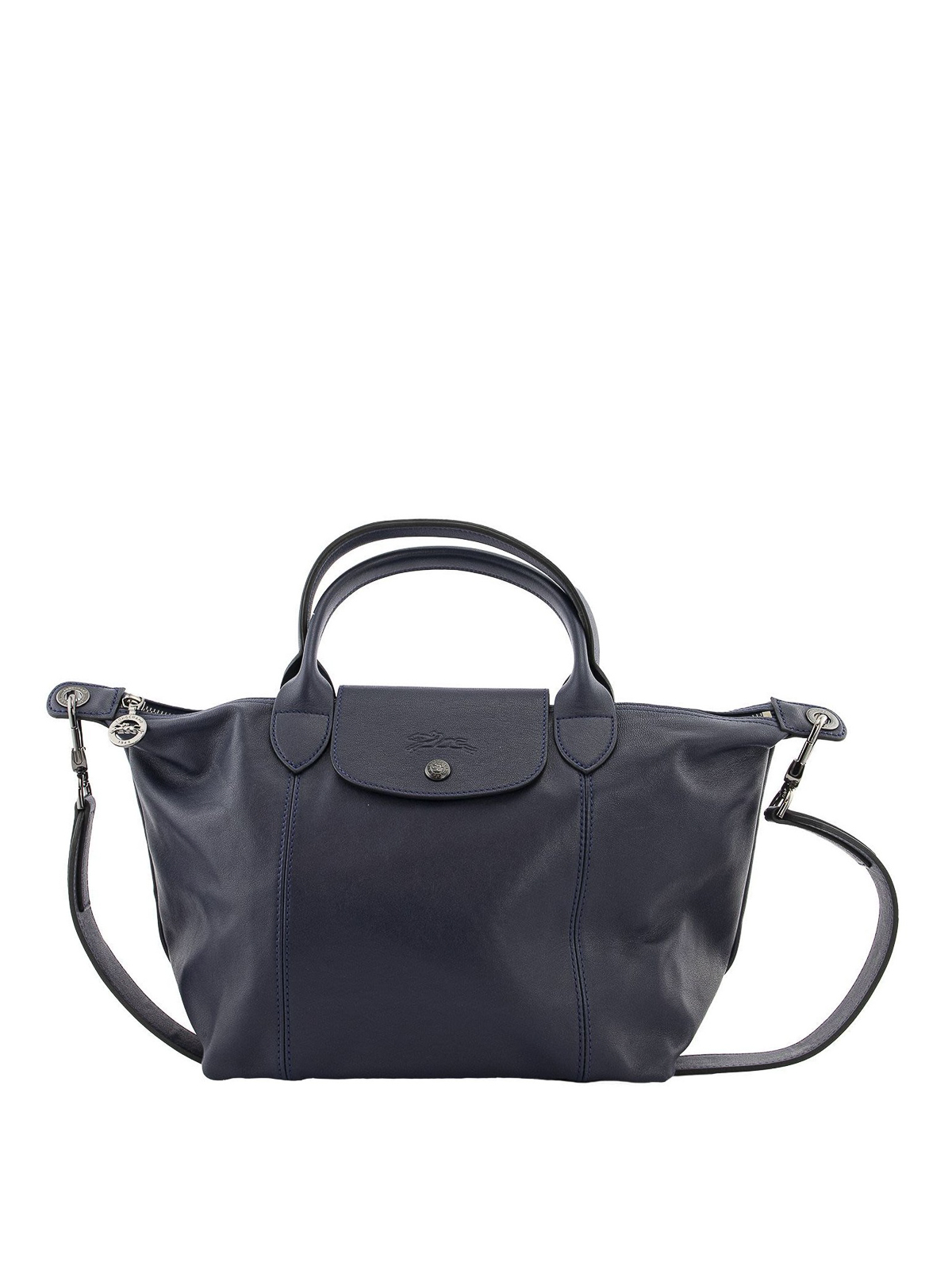 Longchamp, Bags, Longchamp Le Pliage Cuir Leather Shoulder Bag