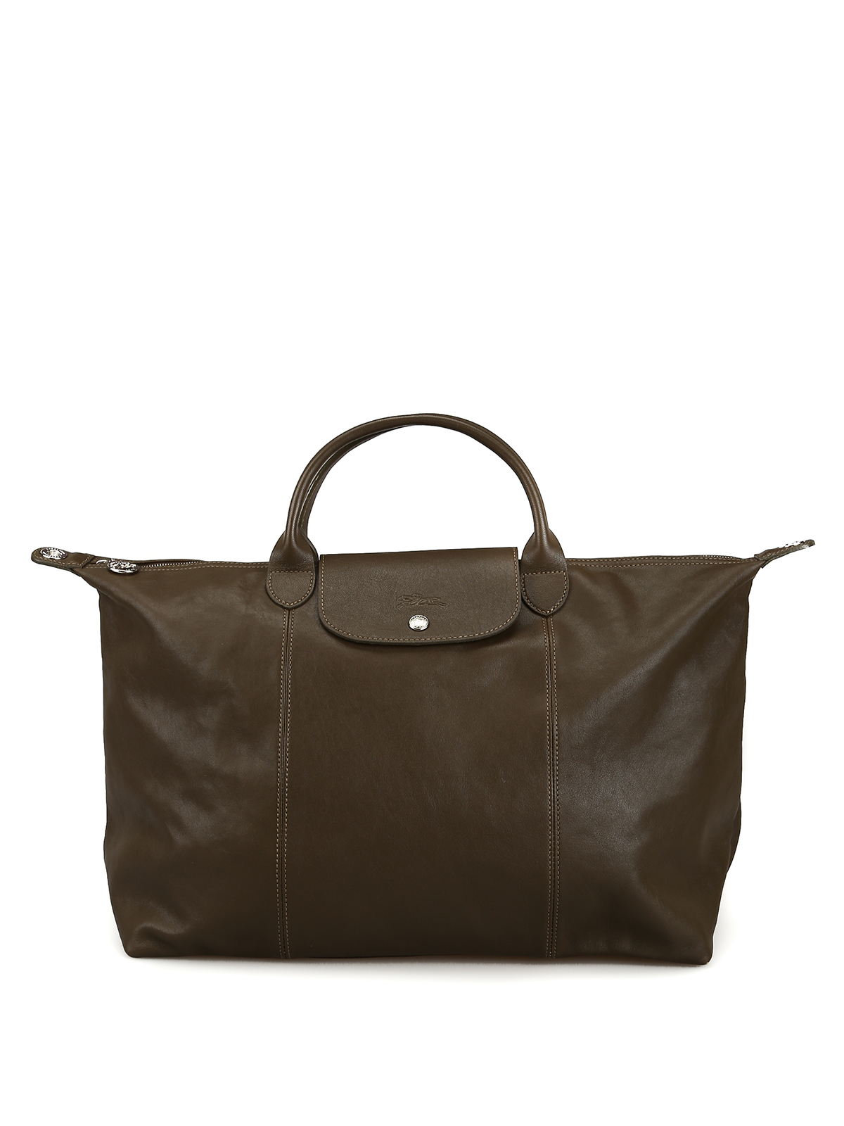 Longchamp le pliage cuir large leather tote bag best sale