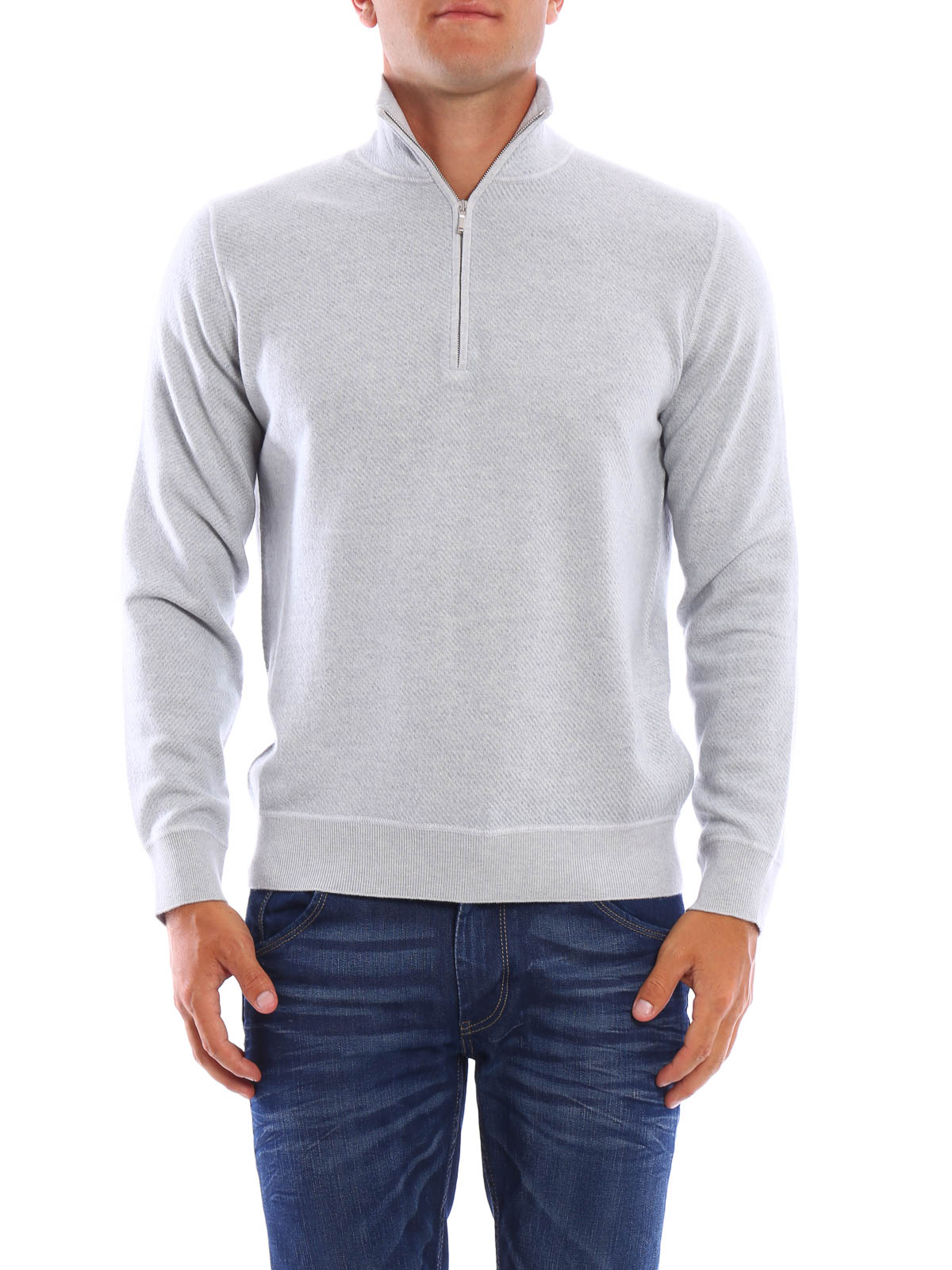 Loro Piana Roadster Light pullover - Grey - Men|FAC9005J53N