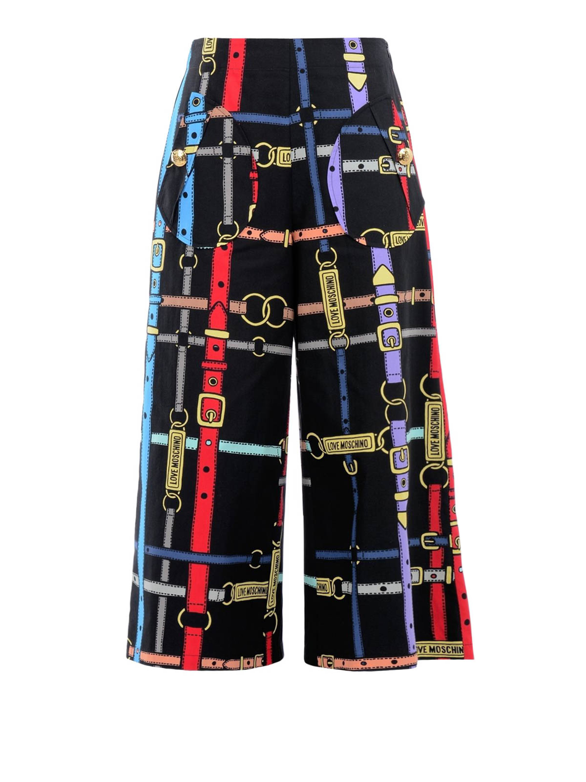 Love Moschino  Jogger style trousers  whitemulticoloured