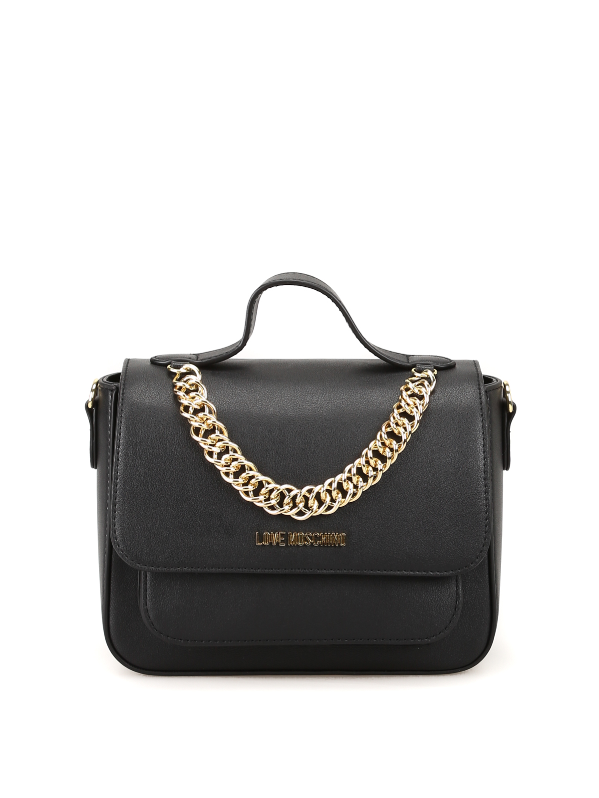 Cross body bags Love Moschino - Chain and logo detail faux leather cross  body - JC4046PP18LE000A