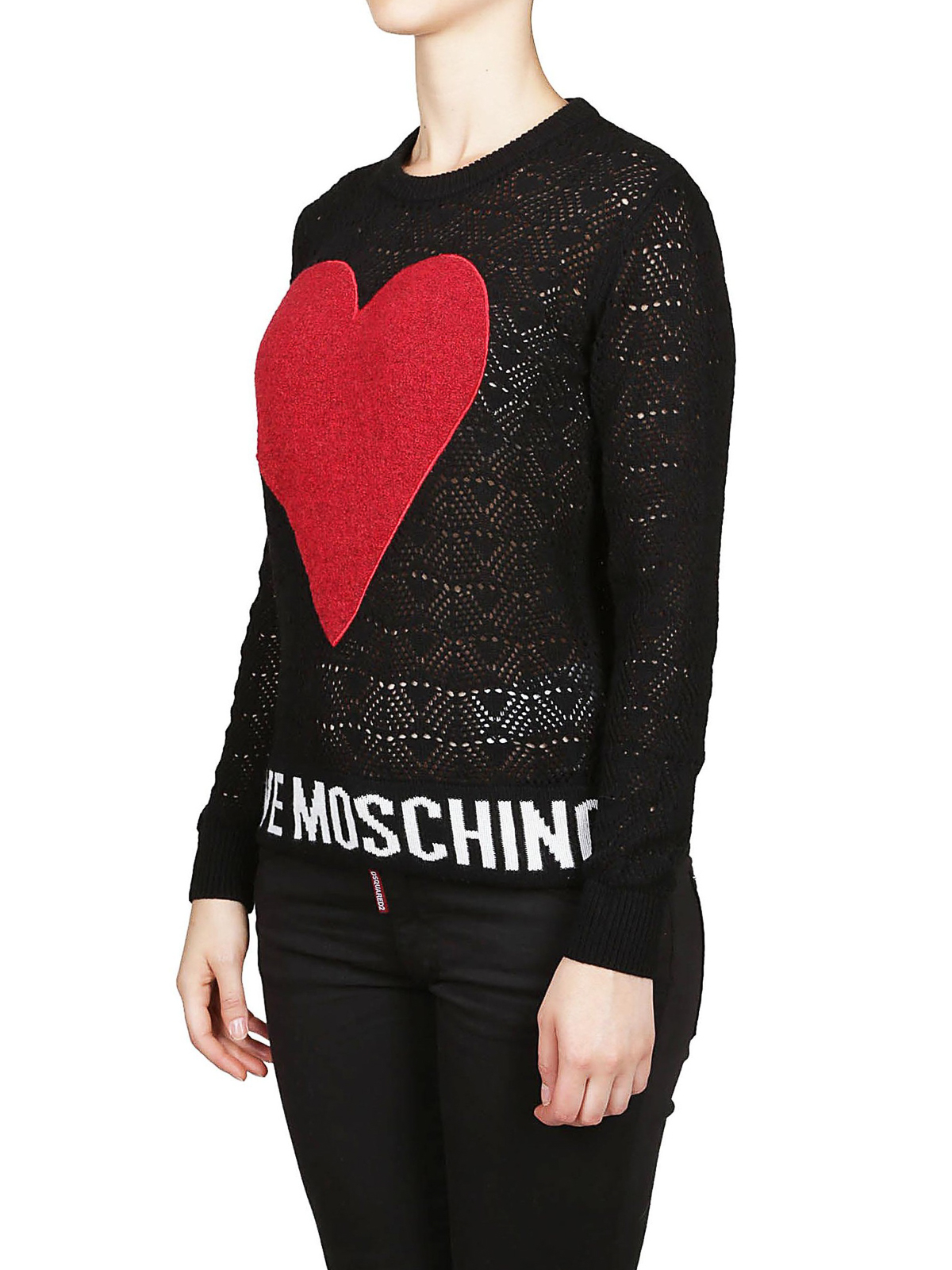 Love Moschino クルーネック - 黒|WSG1111X0683C74 | THEBS