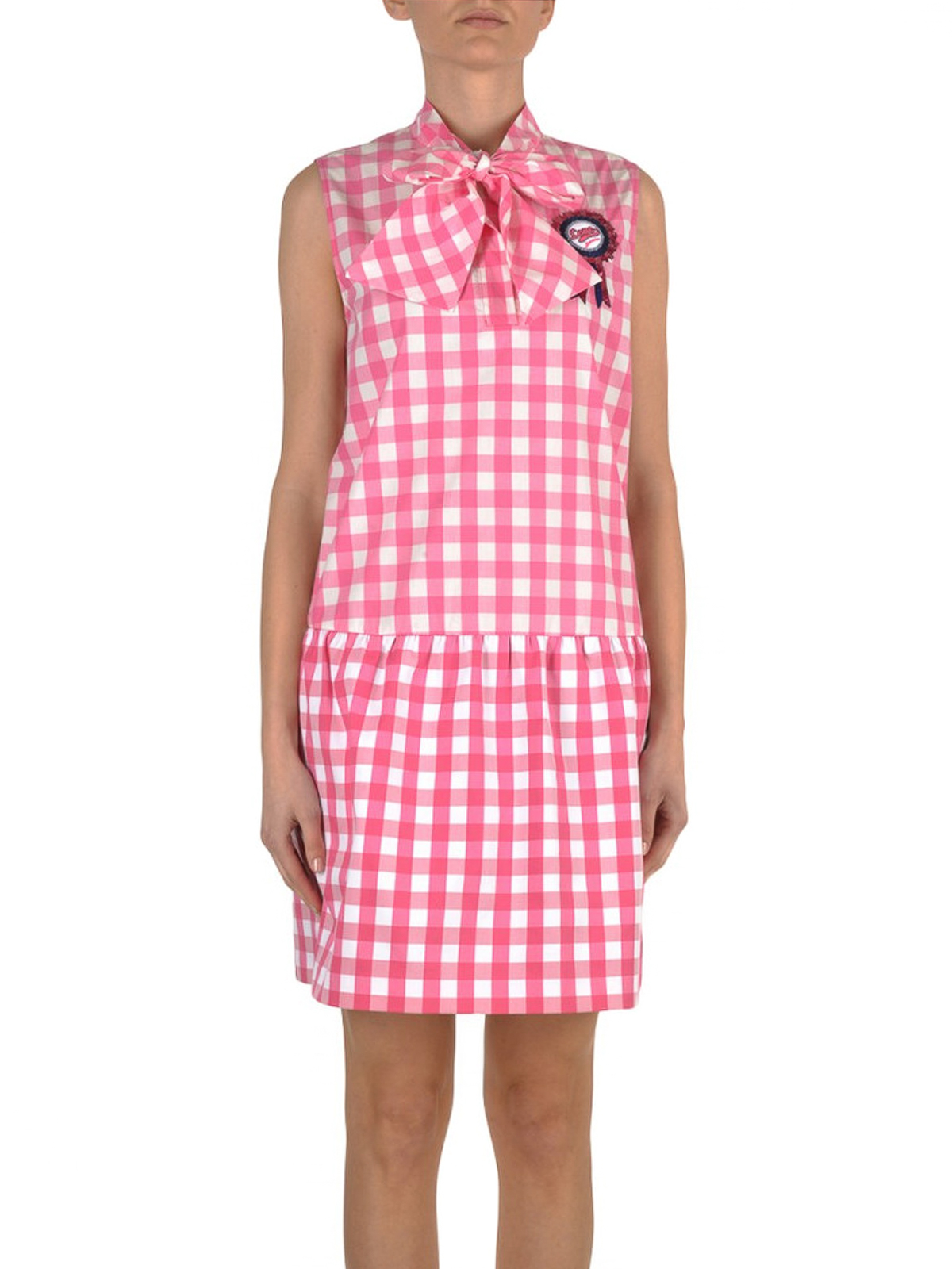 strapless open back dress Girls Bow Sleeve Dress with Ruffle Bottom and Present Bear Print