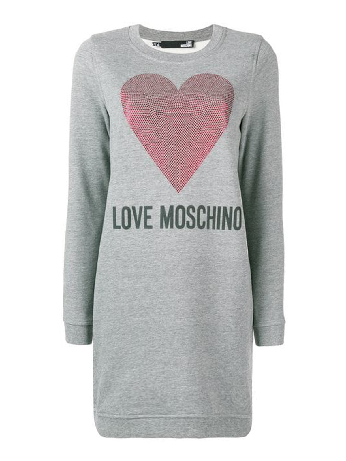 Short dresses Love Moschino Sweatshirt style dress with iconic