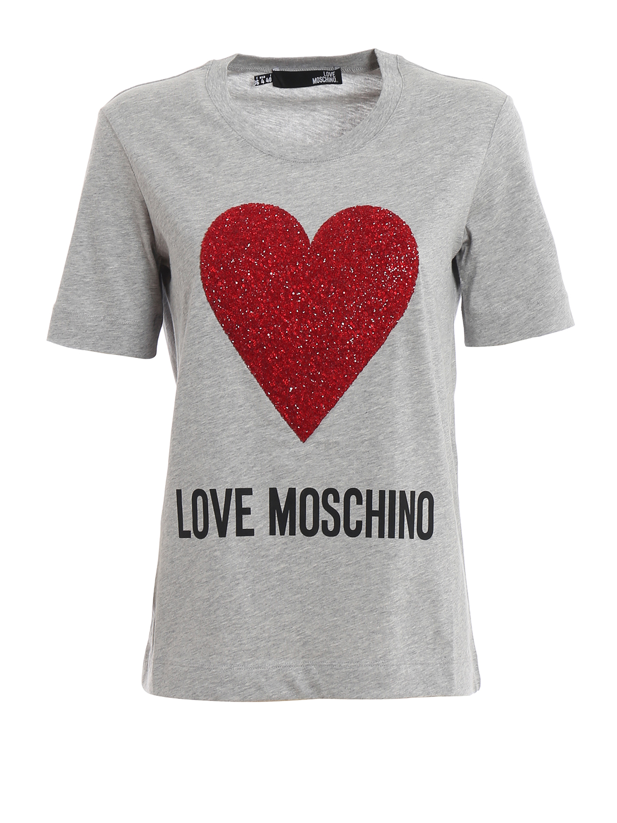 Tシャツ Love Moschino - Tシャツ - ライトグレー - W4F151GM3517A688