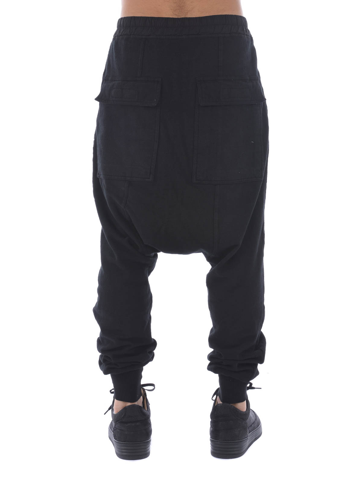 Tracksuit bottoms Rick Owens LOW CROTCH COTTON TRACKSUIT BOTTOM