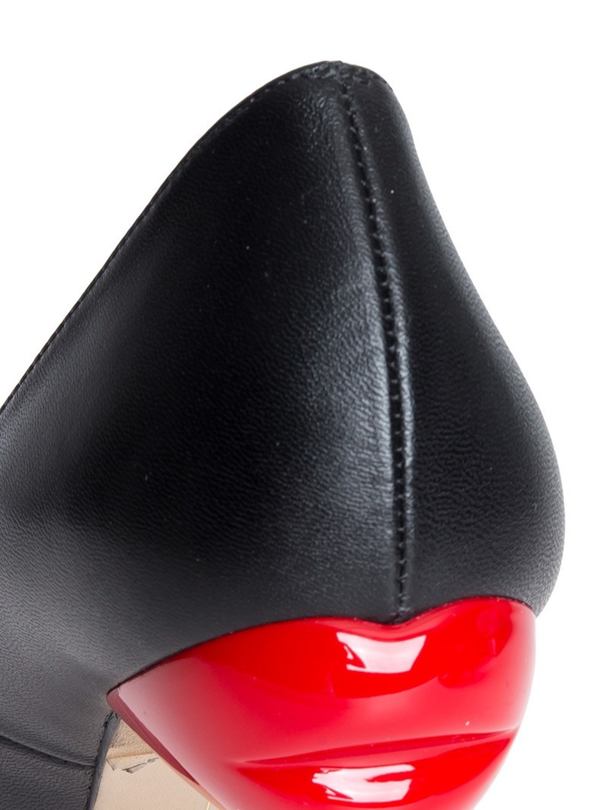 Shop Lulu Guinness Leather Pumps In Negro