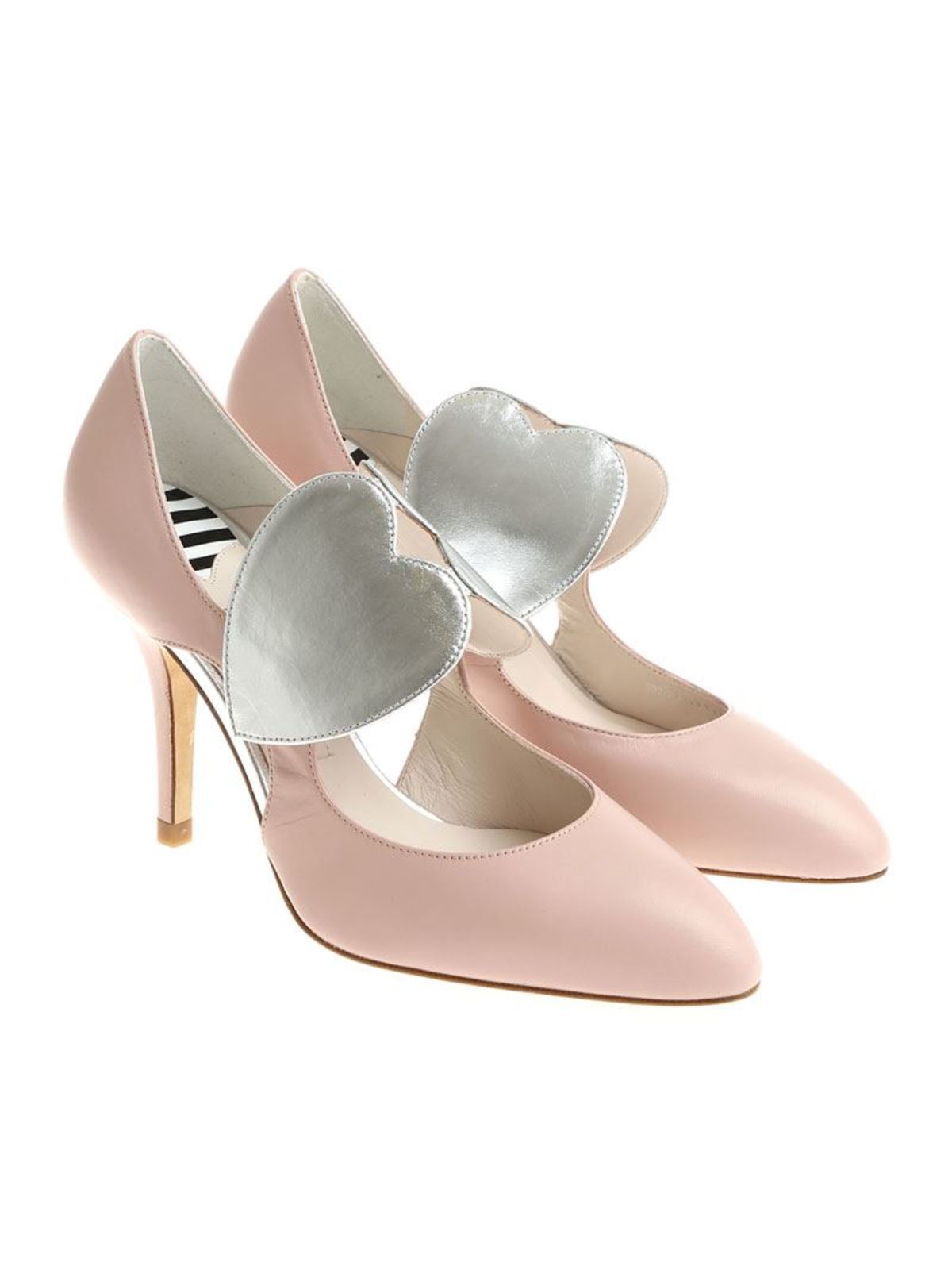 Lulu Guinness Cut-out Detailed Pumps In Rosado