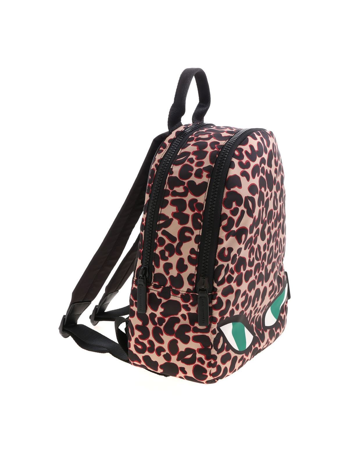 Shop Lulu Guinness Wild Cat Sadie Animalier Backpack In Animal Print