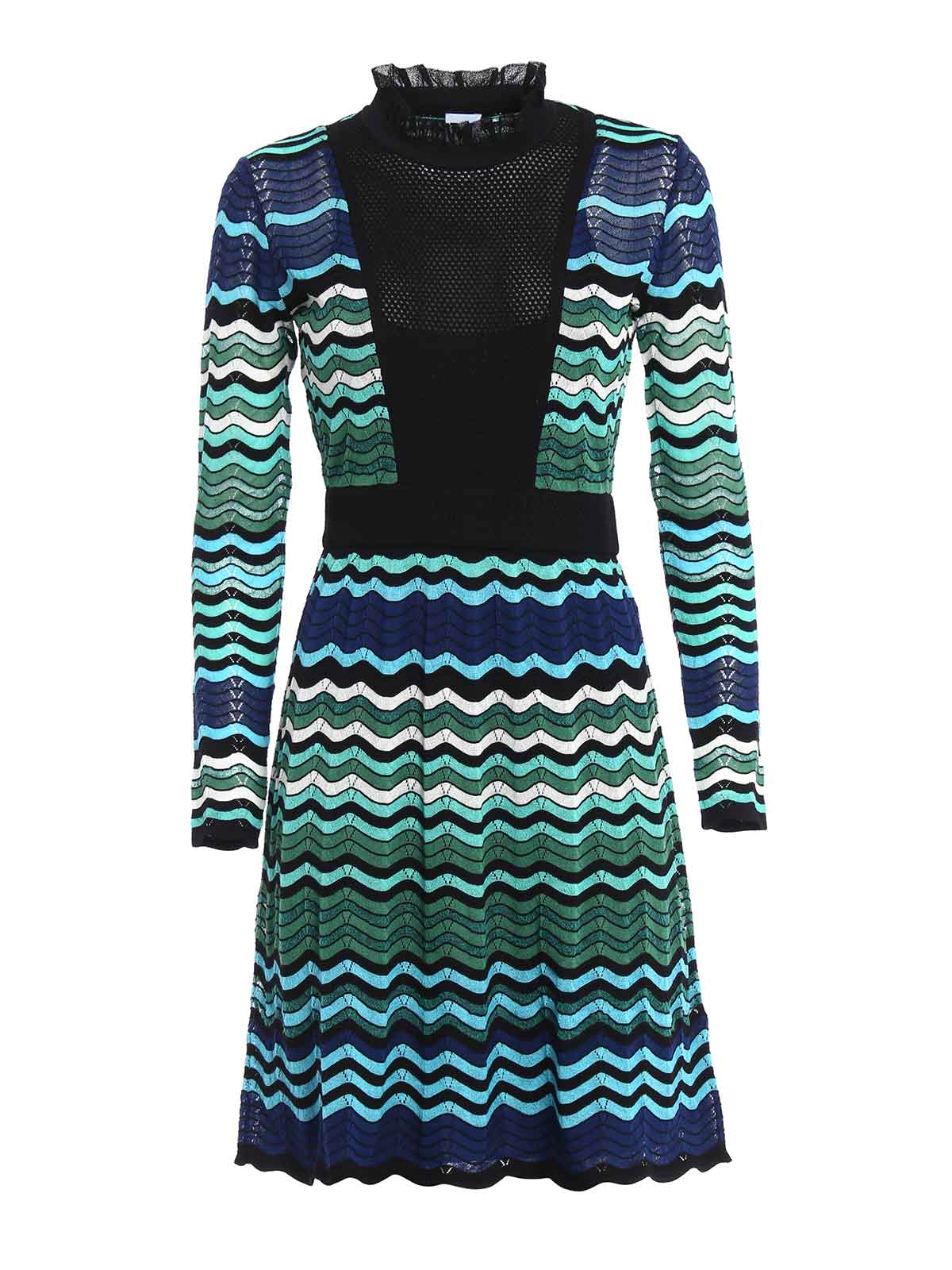 M Missoni Bon ton sheer stretch dress - Green|LD0KD15K2ACF68 M Missoni Bon ton sheer stretch dress - Green|LD0KD15K2ACF68