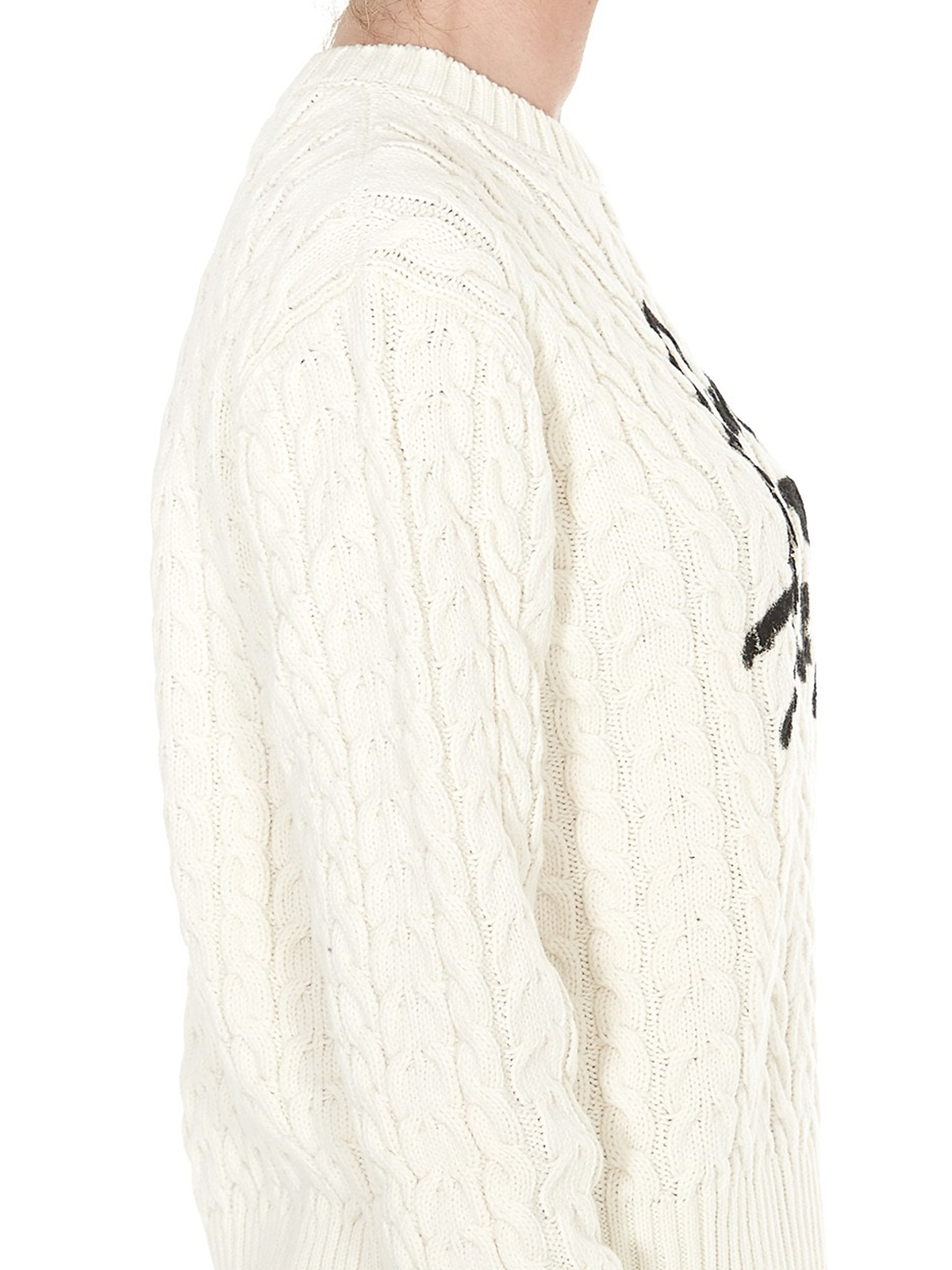 Crew necks M.S.G.M. - Cat print wool blend sweater - 2741MDM13219577501