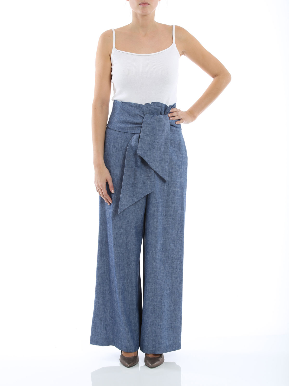 Buy Orange Trousers & Pants for Women by Oxxo Online | Ajio.com