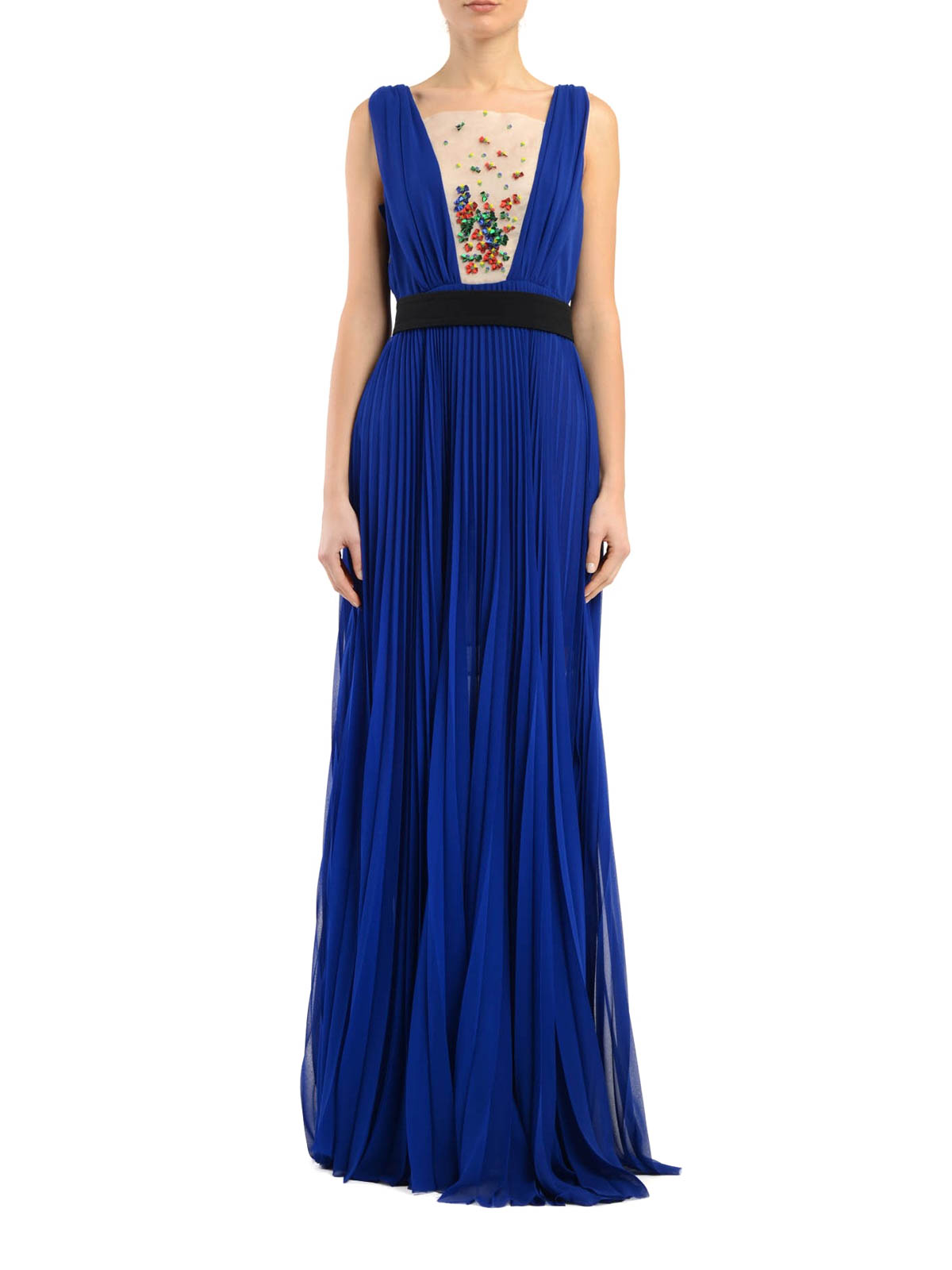 green emerald velvet dress R&M Richards 1367 Evening Long Formal Dress main image 0