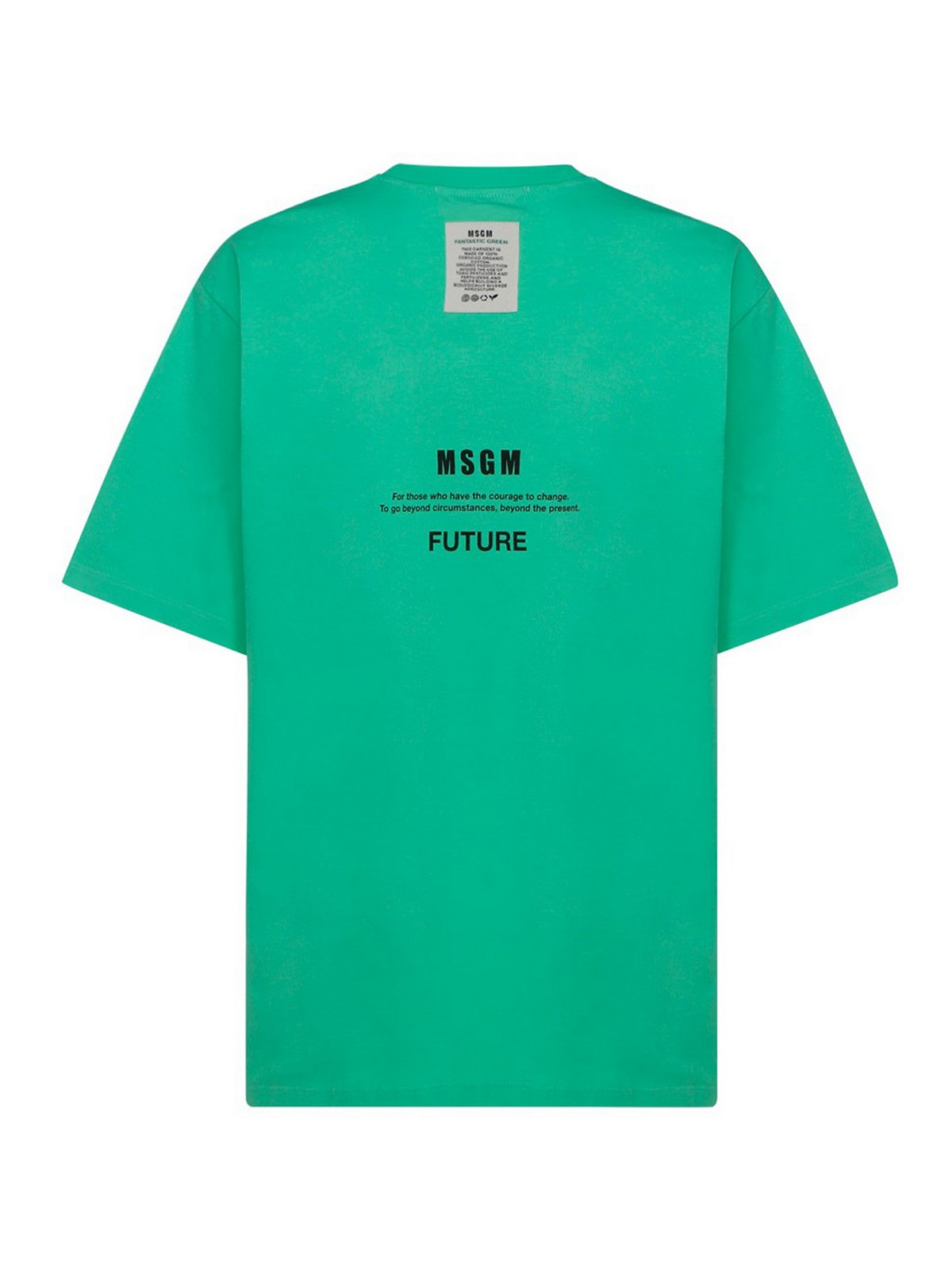M.S.G.M. Fantastic Green T-shirt - Green | 3041MDM19021711731