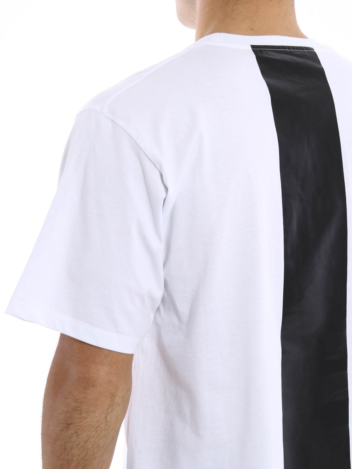 M.S.G.M. Patch logo T-shirt - White - Men | 2040MM5516429601