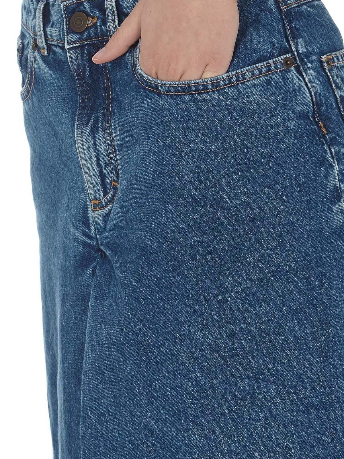 Flared jeans Maison Margiela - Spliced culotte jeans