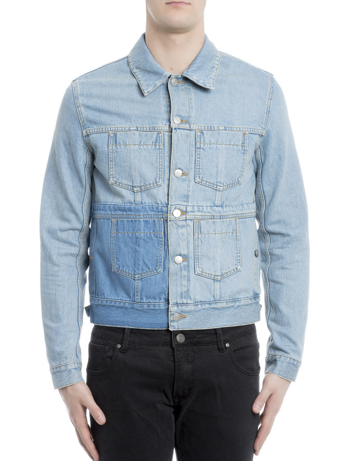 Denim jacket Maison Margiela - Contrasting panelled denim jacket