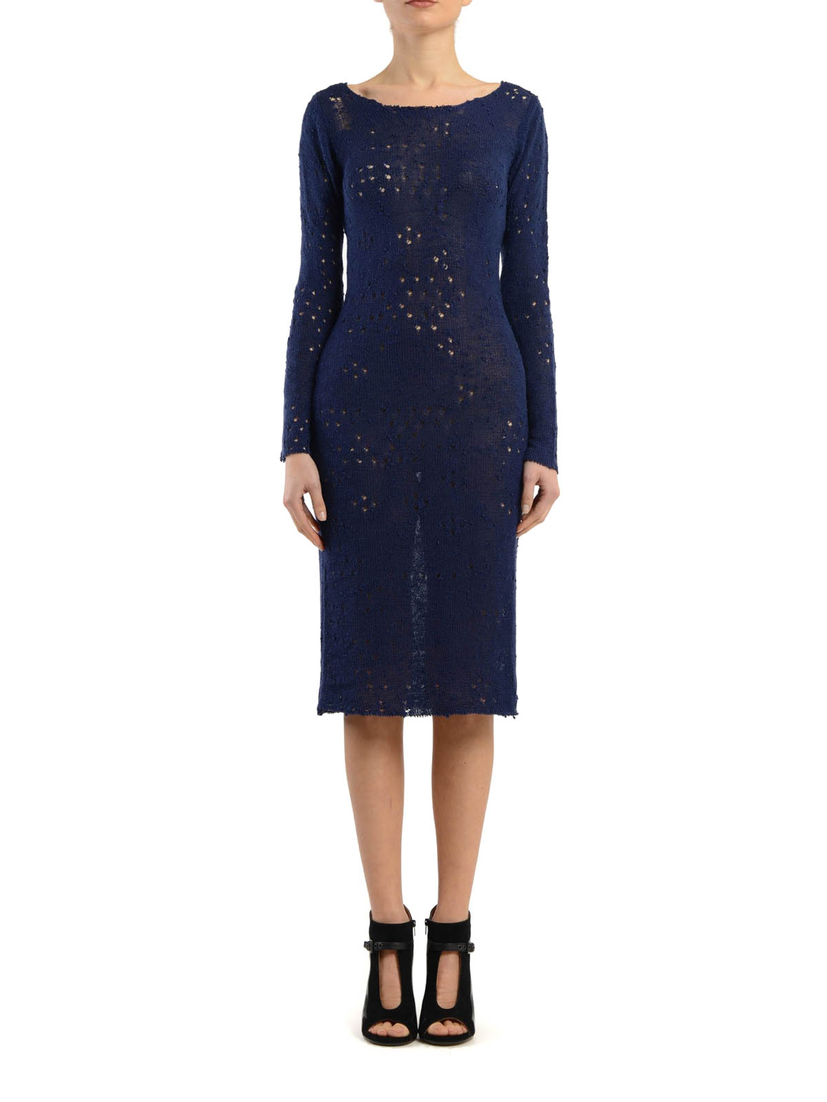 Maison Margiela Knitted open work silk dress|S31CT0902S15623470