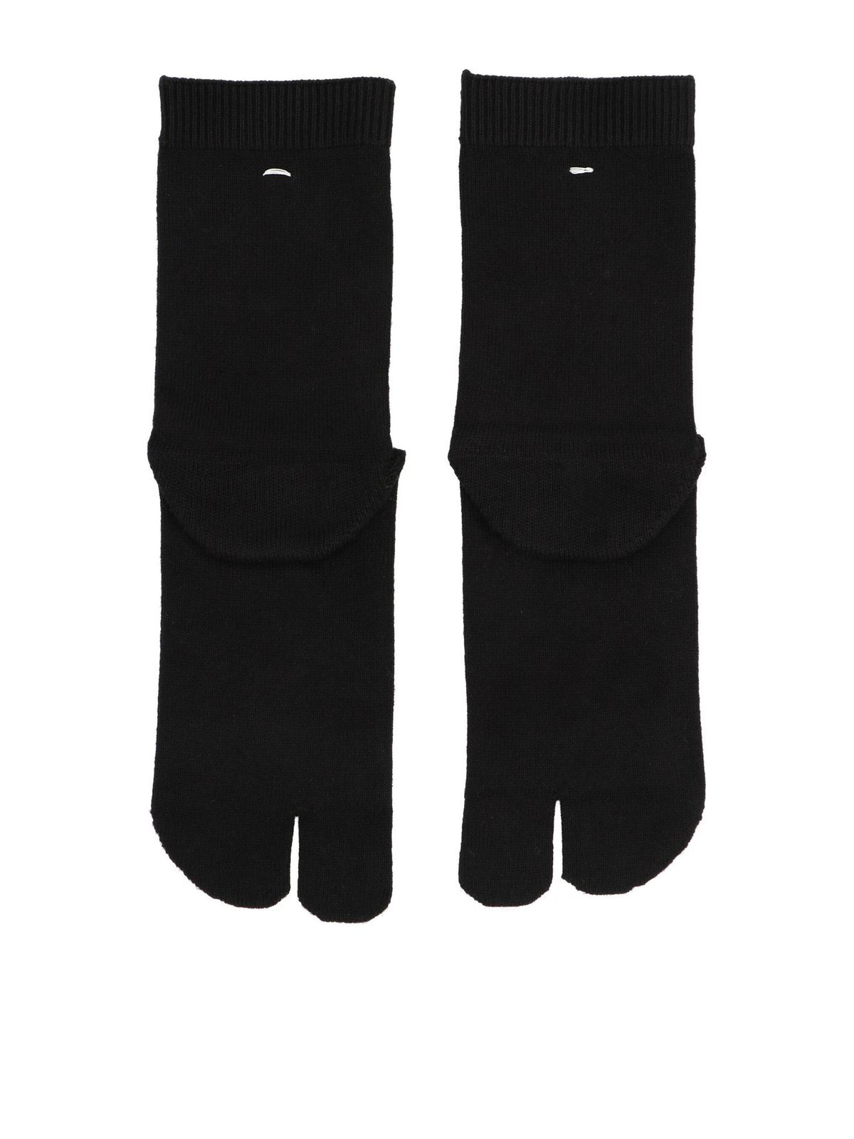 MAISON MARGIELA | TABI-TOE SOCKS BLACK 足袋ソックス 黒 Buy Maison Margiela Black Tabi Socks in Cotton-blend For Men