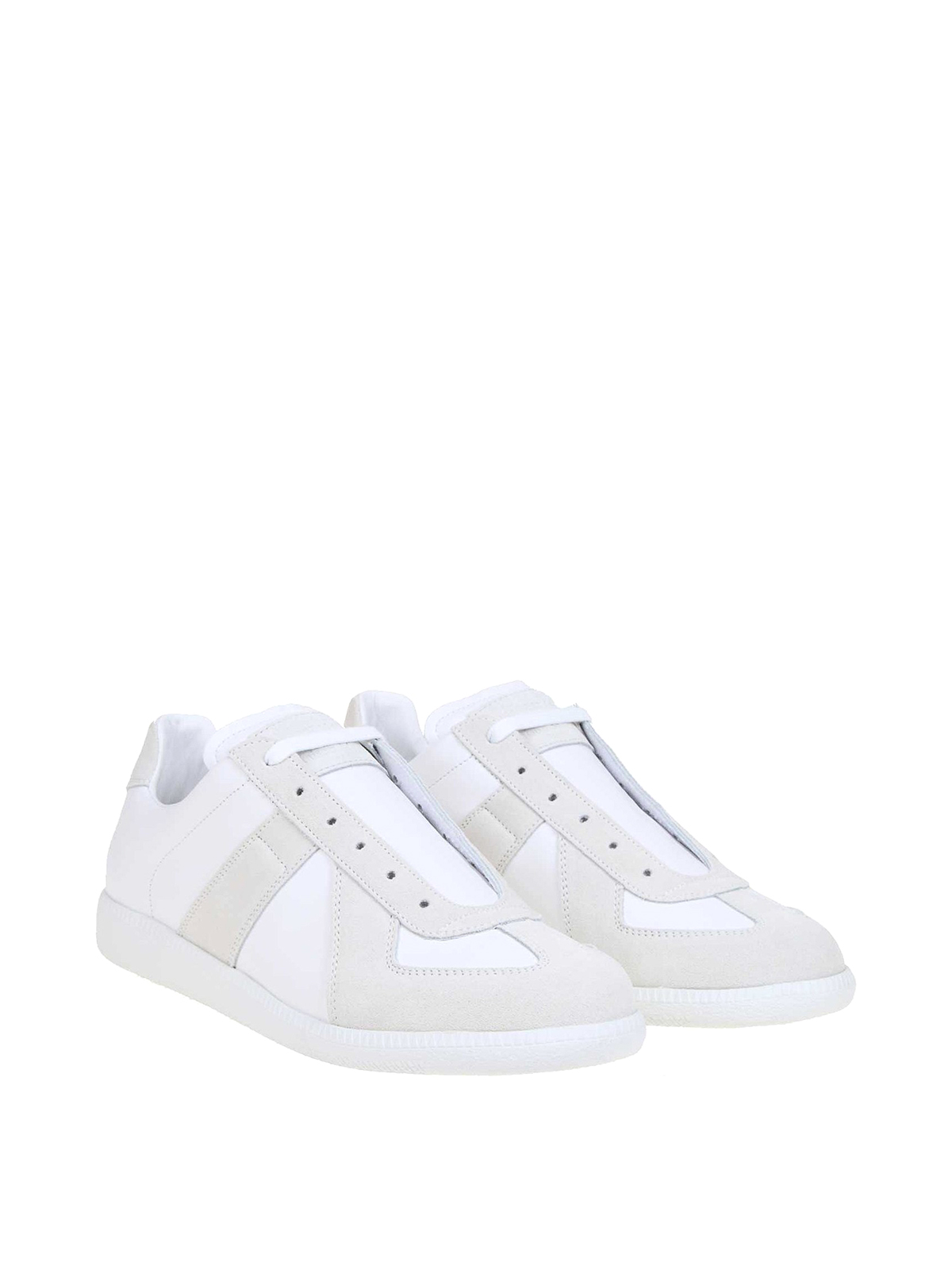 Shop Maison Margiela Replica White Sneakers